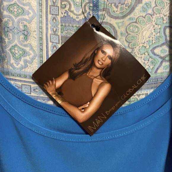 NWT IMAN 2 Piece Cascade Front Vest & Full Tank - Picture 3 of 11